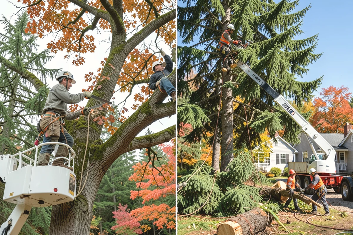 Crown raising in Carbonado, Pierce County, WA - Assess canopy condition and pruning objectives
