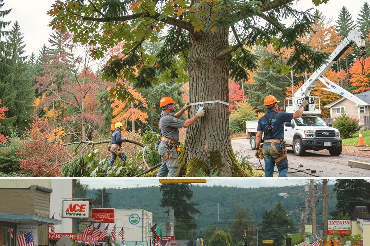 Crown raising in Carnation, King County, WA - Work should avoid periods when trees are actively moving nutrients to roots in late summer or early fall