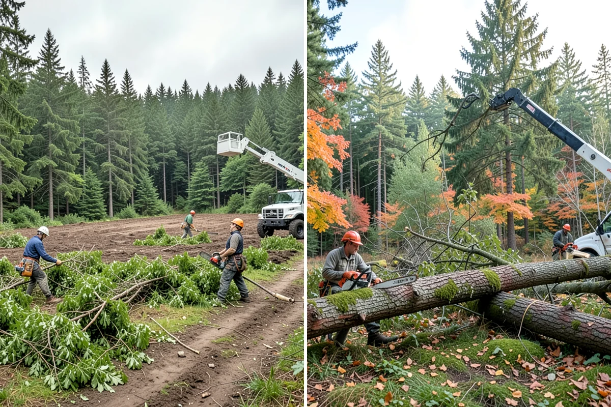 Crown raising in Concrete, Skagit County, WA - Assess canopy condition and pruning objectives
