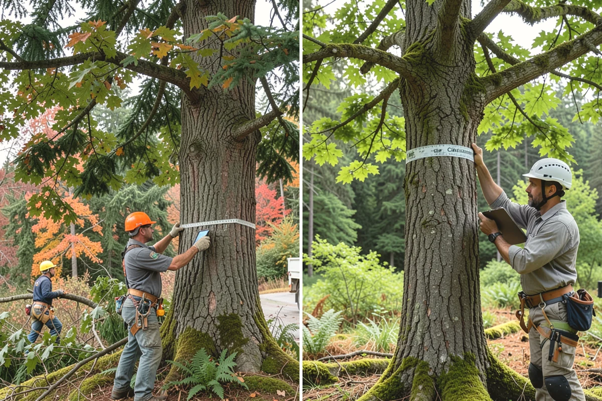 Crown raising in Covington, King County, WA - Assess canopy condition and pruning objectives