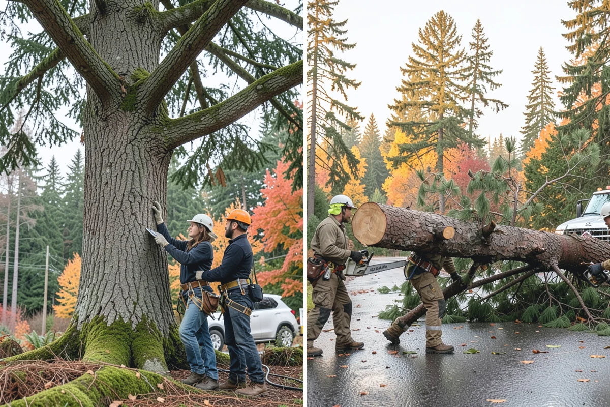 Crown raising in Des Moines, King County, WA - Assess canopy condition and pruning objectives