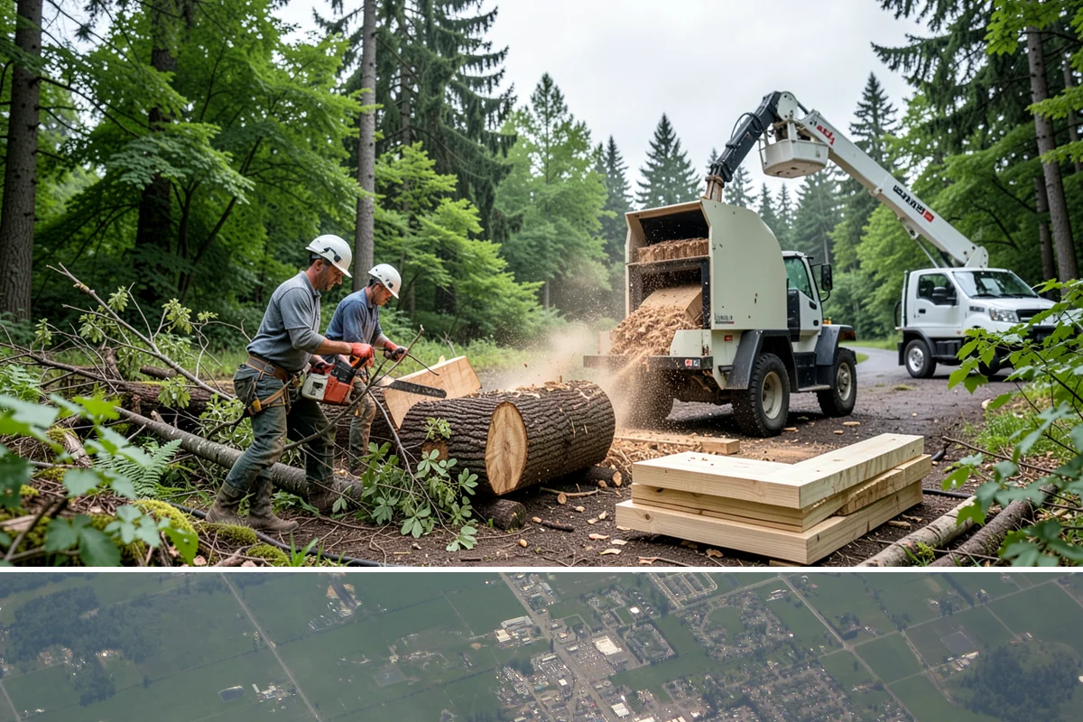 Crown raising in Enumclaw, King County, WA - Work should avoid periods when trees are actively moving nutrients to roots in late summer or early fall