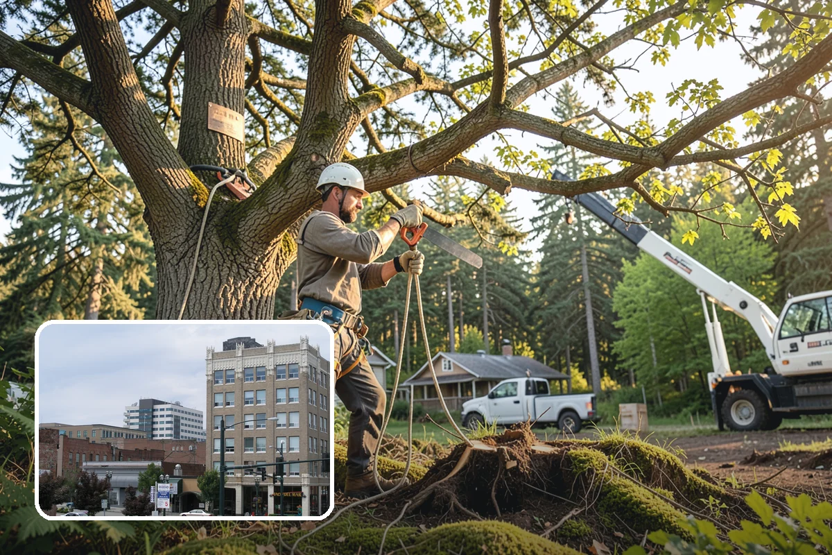Crown raising in Everett, Snohomish County, WA - Improves tree structure, health, and appearance