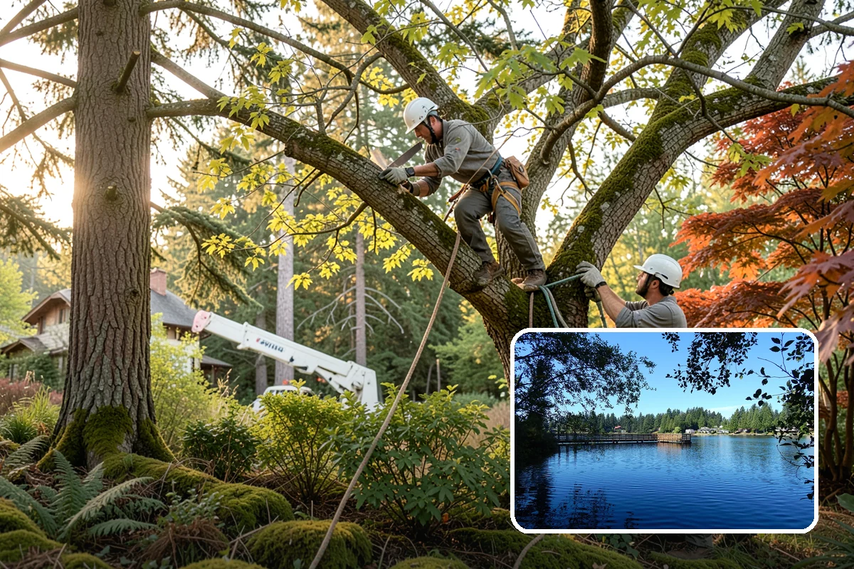 Crown raising in Federal Way, King County, WA - Improves tree structure, health, and appearance