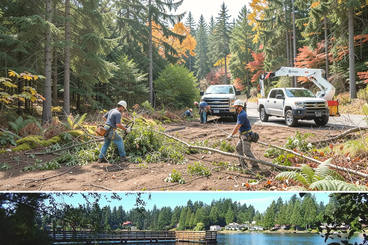 Crown raising in Federal Way, King County, WA - Work should avoid periods when trees are actively moving nutrients to roots in late summer or early fall