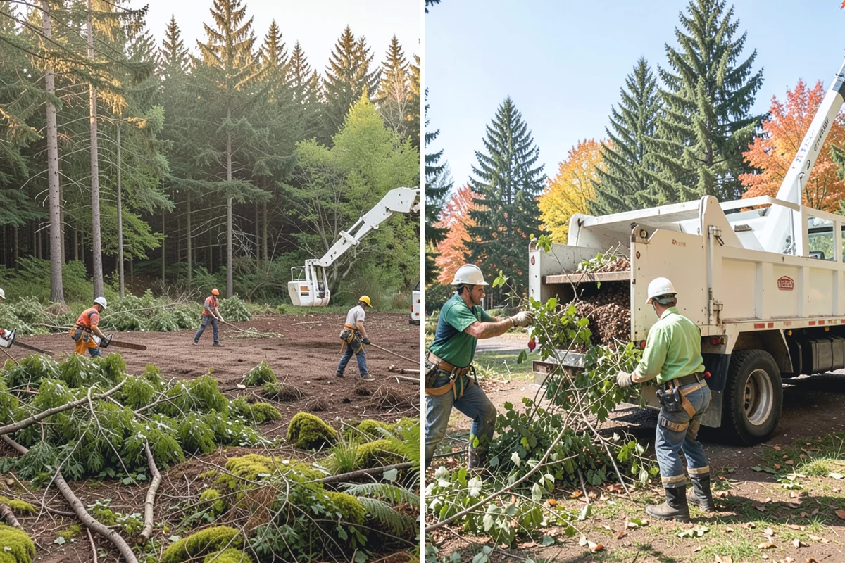 Crown raising in Granite Falls, Snohomish County, WA - Assess canopy condition and pruning objectives