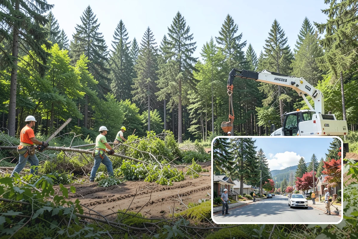Crown raising in Hunts Point, King County, WA - Improves tree structure, health, and appearance
