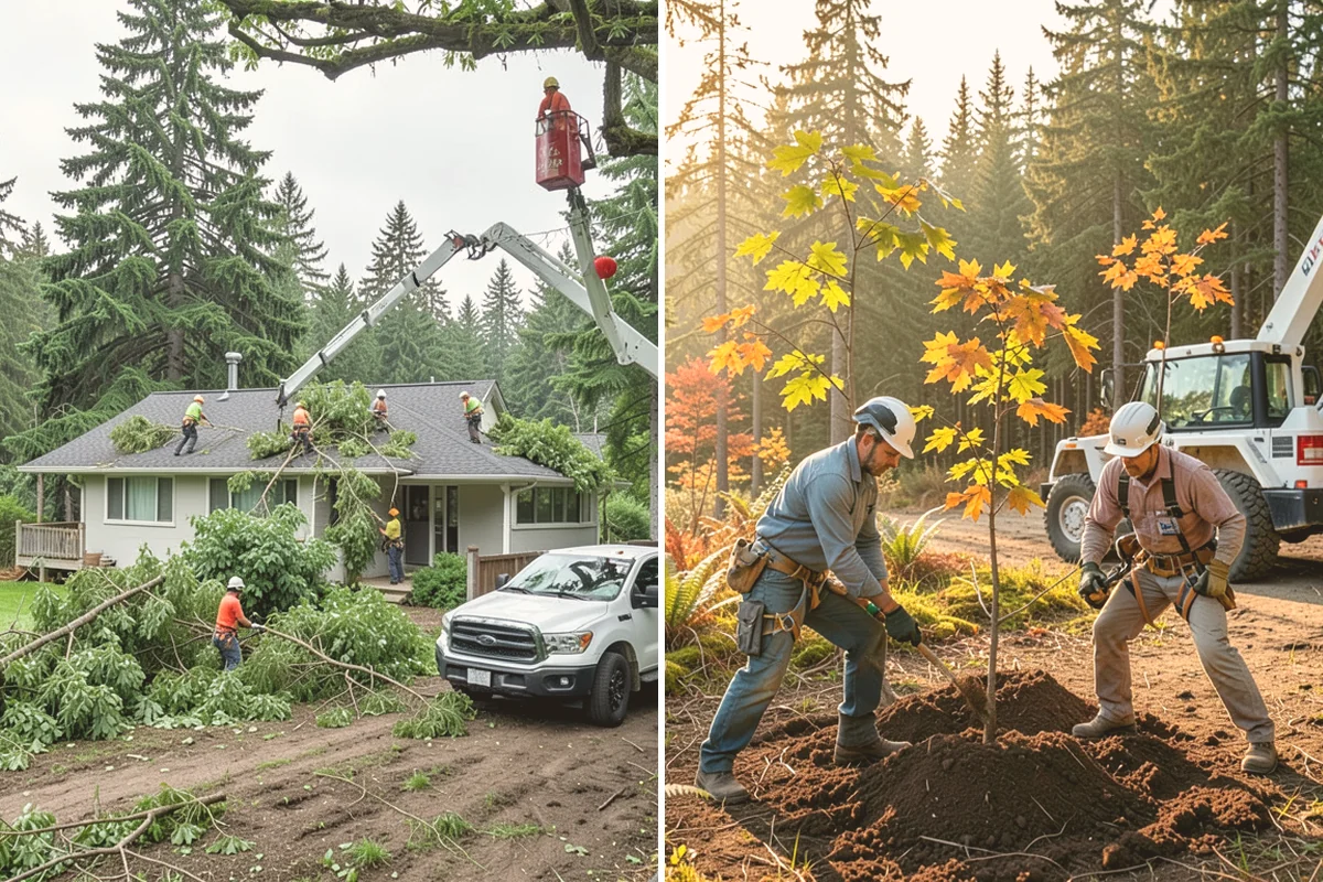 Crown raising in Index, Snohomish County, WA - Assess canopy condition and pruning objectives