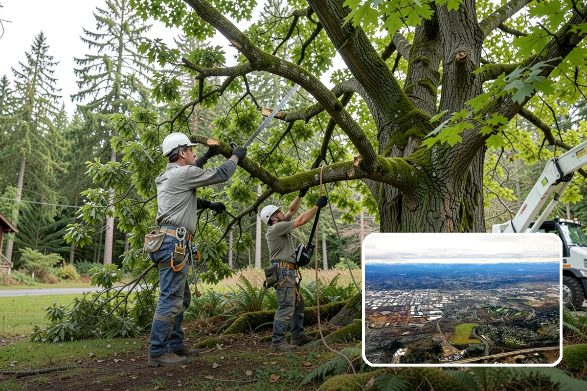 Crown raising in Kent, King County, WA - Improves tree structure, health, and appearance