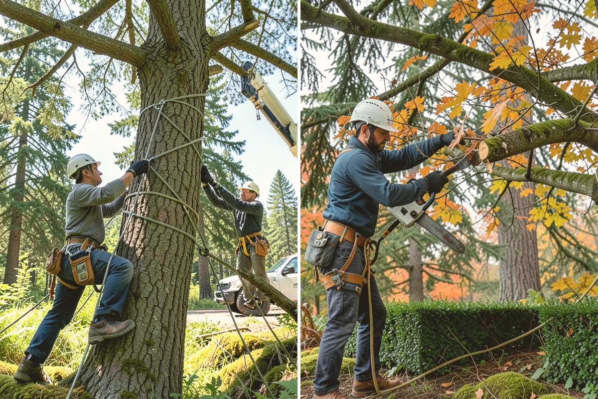 Crown raising in Kent, King County, WA - Assess canopy condition and pruning objectives
