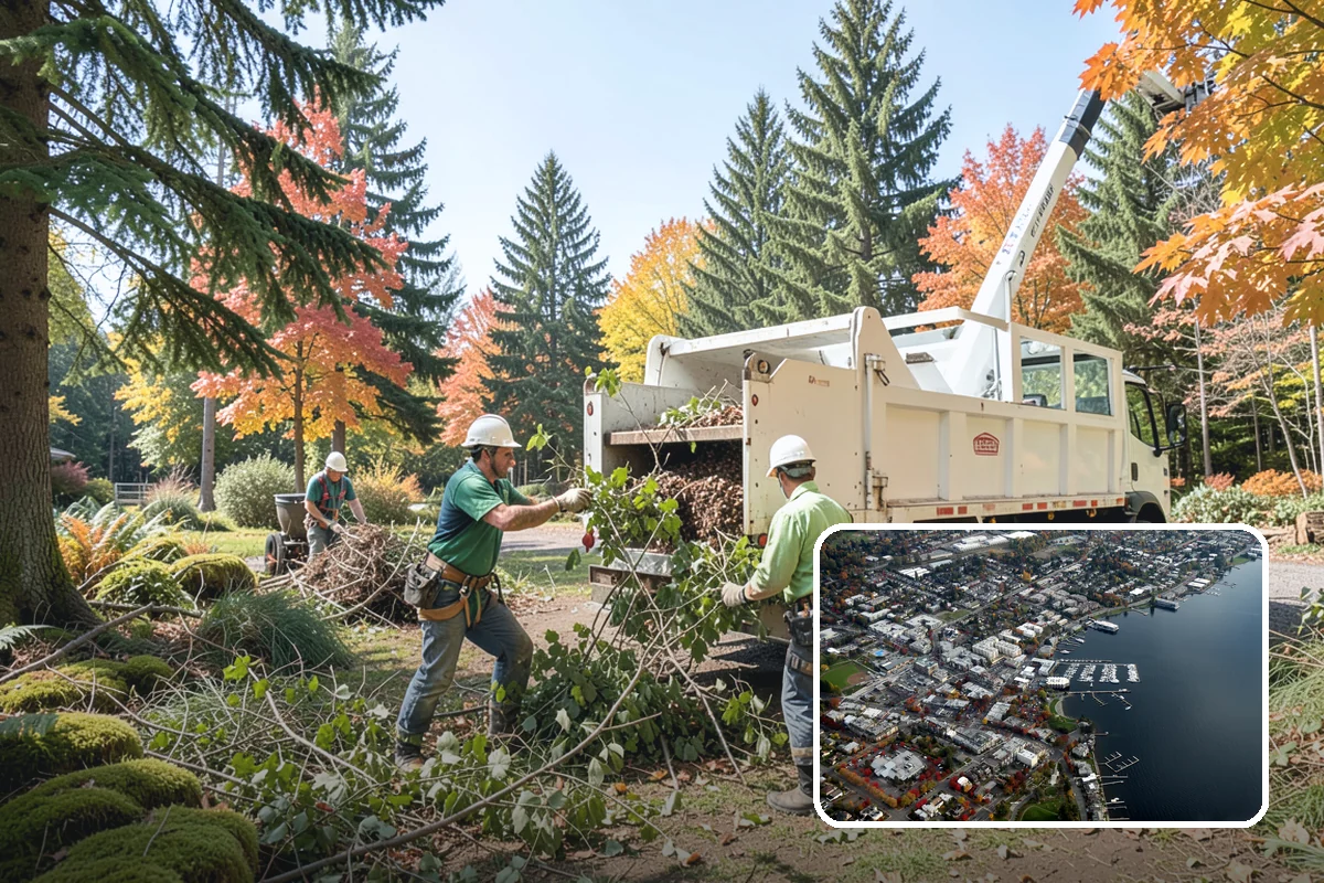 Crown raising in Kirkland, King County, WA - Improves tree structure, health, and appearance