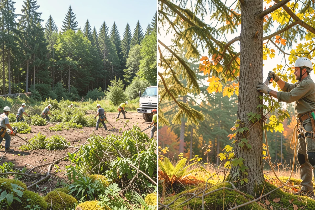Crown raising in Kirkland, King County, WA - Assess canopy condition and pruning objectives