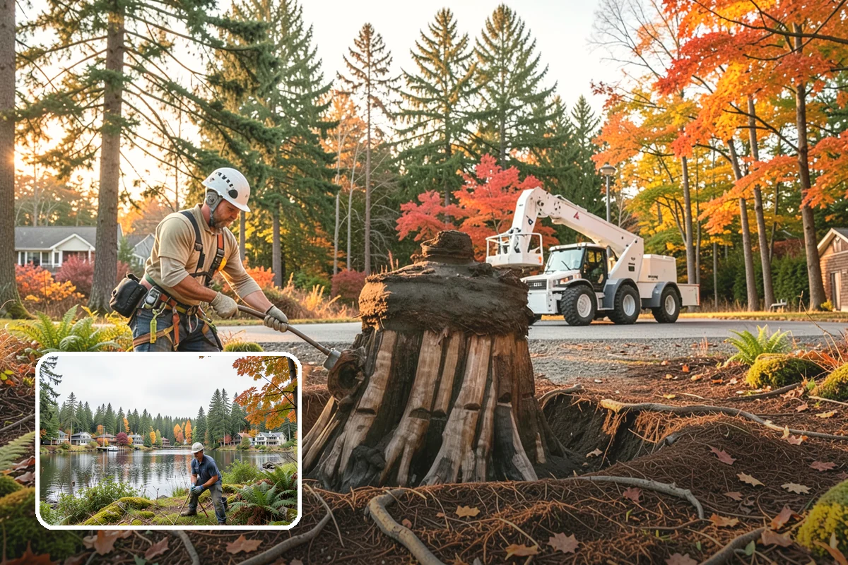 Crown raising in La Conner, Skagit County, WA - Improves tree structure, health, and appearance