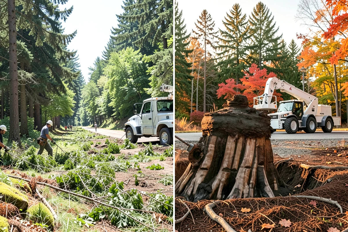 Crown raising in Lake Forest Park, King County, WA - Assess canopy condition and pruning objectives