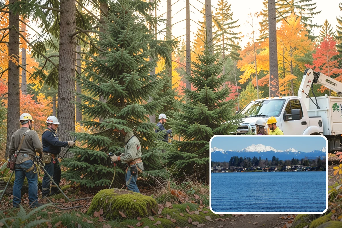 Crown raising in Lake Stevens, Snohomish County, WA - Improves tree structure, health, and appearance