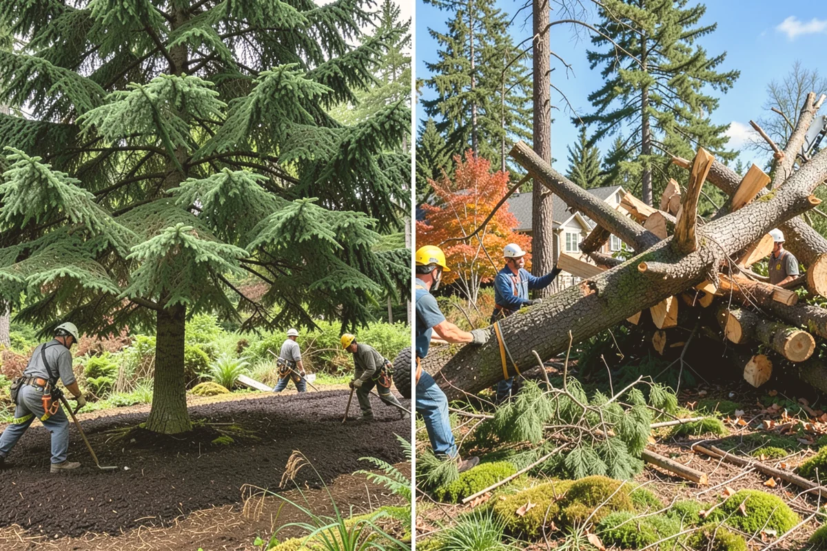 Crown raising in Lynnwood, Snohomish County, WA - Assess canopy condition and pruning objectives