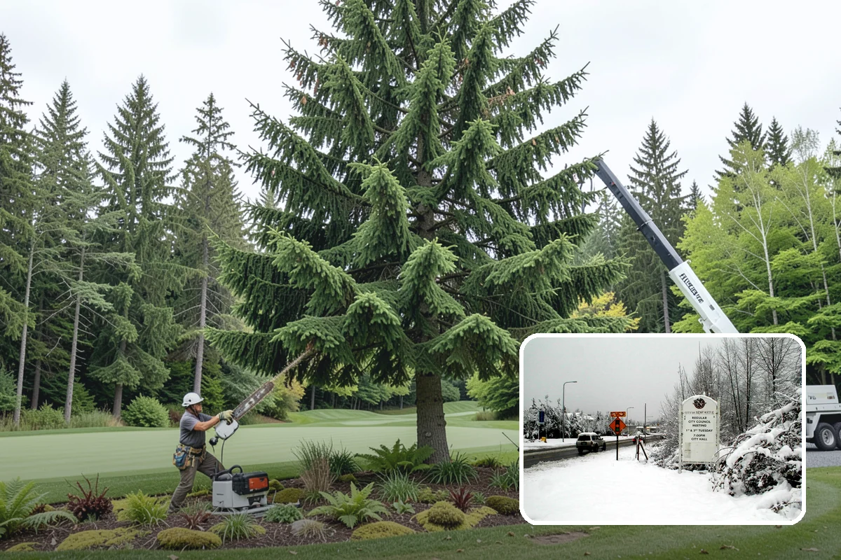 Crown raising in Newcastle, King County, WA - Improves tree structure, health, and appearance