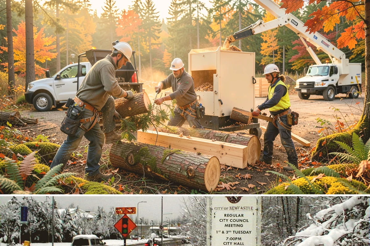 Crown raising in Newcastle, King County, WA - Work should avoid periods when trees are actively moving nutrients to roots in late summer or early fall
