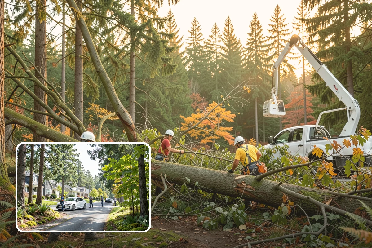 Crown raising in Normandy Park, King County, WA - Improves tree structure, health, and appearance