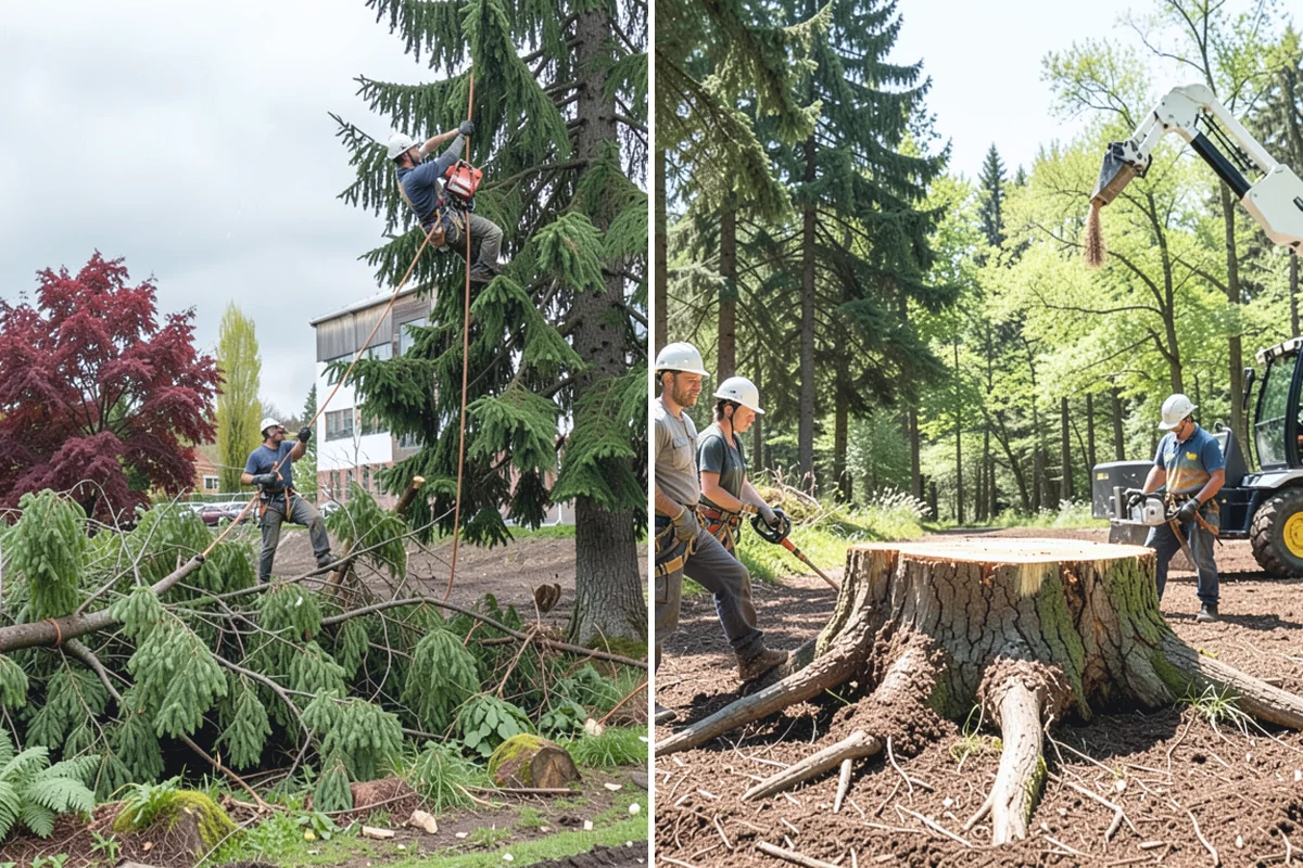 Crown raising in Redmond, King County, WA - Assess canopy condition and pruning objectives