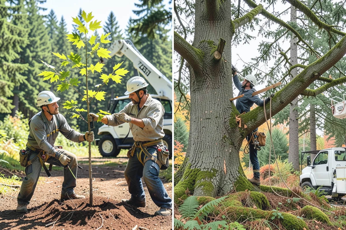 Crown raising in Renton, King County, WA - Assess canopy condition and pruning objectives