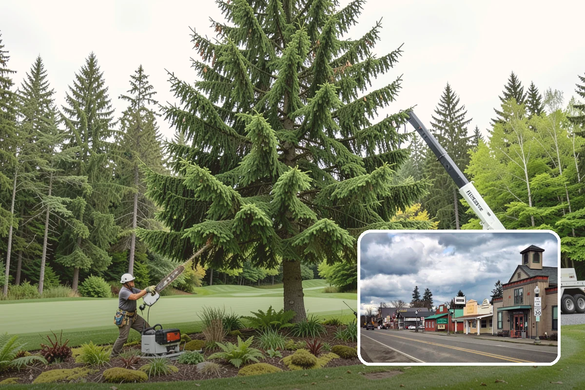 Crown raising in Roy, Pierce County, WA - Improves tree structure, health, and appearance