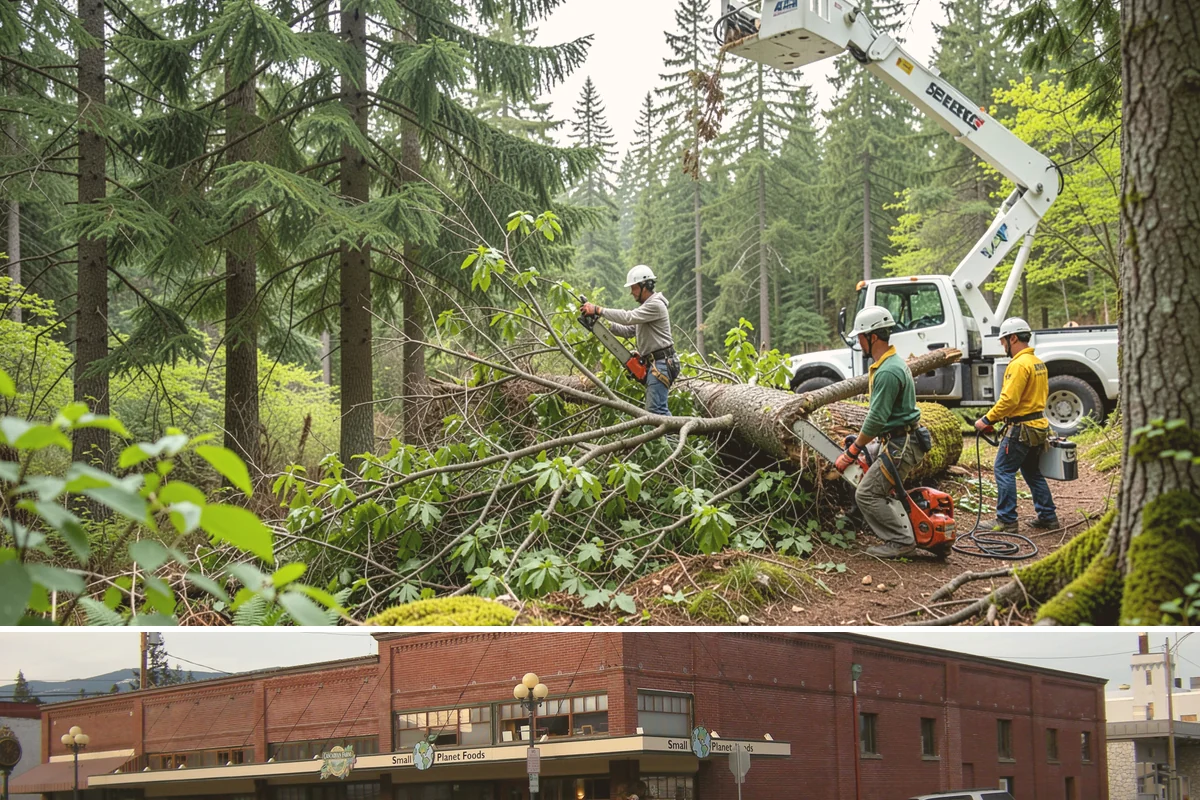 Crown raising in Sedro-Woolley, Skagit County, WA - Work should avoid periods when trees are actively moving nutrients to roots in late summer or early fall