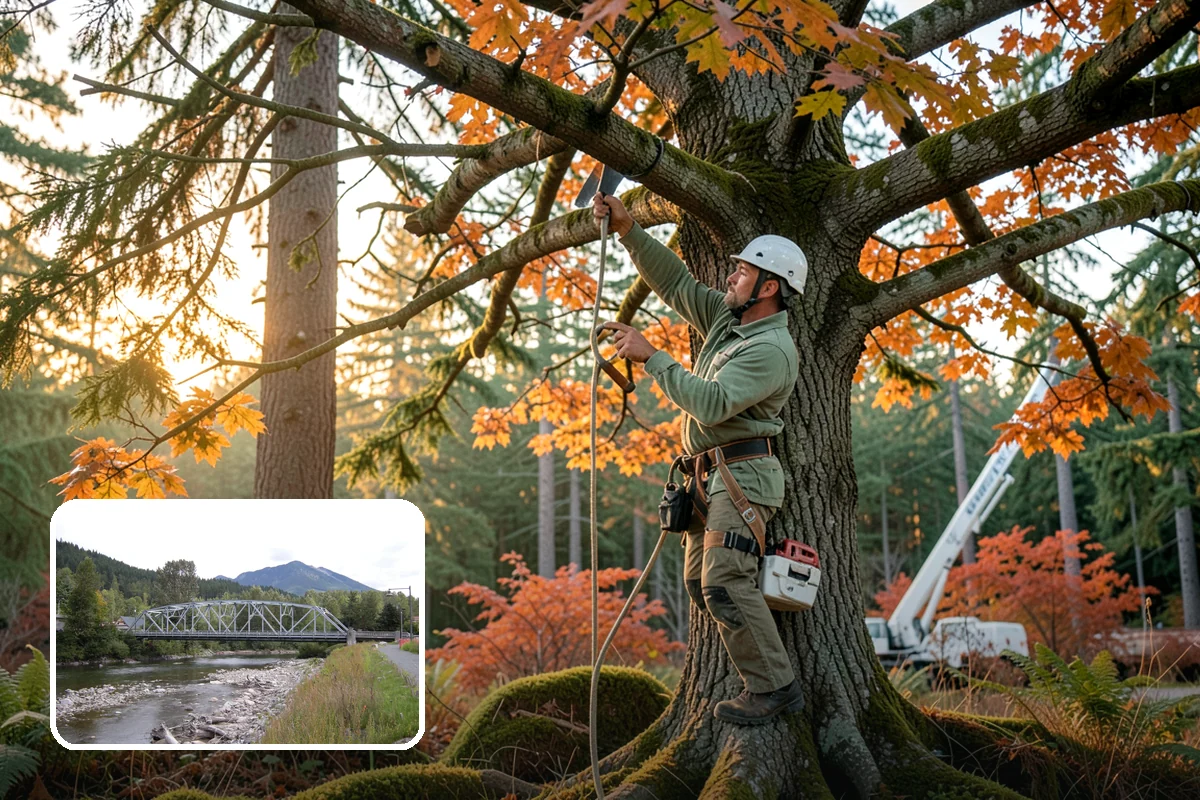 Crown raising in Skykomish, King County, WA - Improves tree structure, health, and appearance