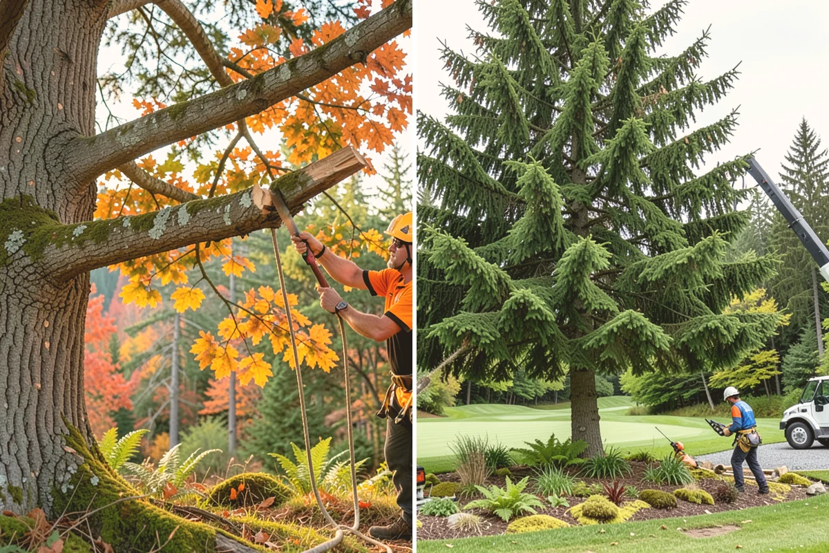 Crown raising in Stanwood, Snohomish County, WA - Assess canopy condition and pruning objectives