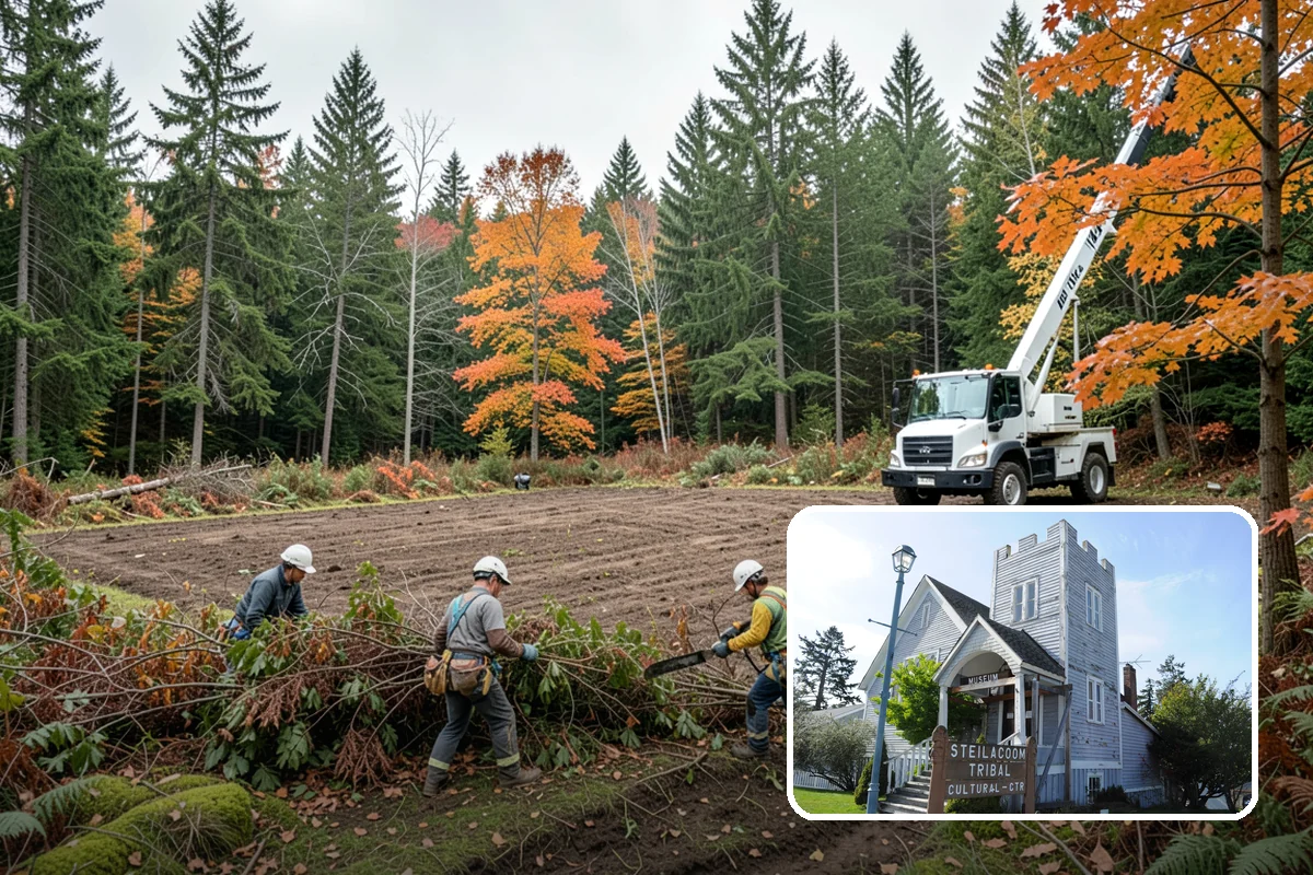 Crown raising in Steilacoom, Pierce County, WA - Improves tree structure, health, and appearance