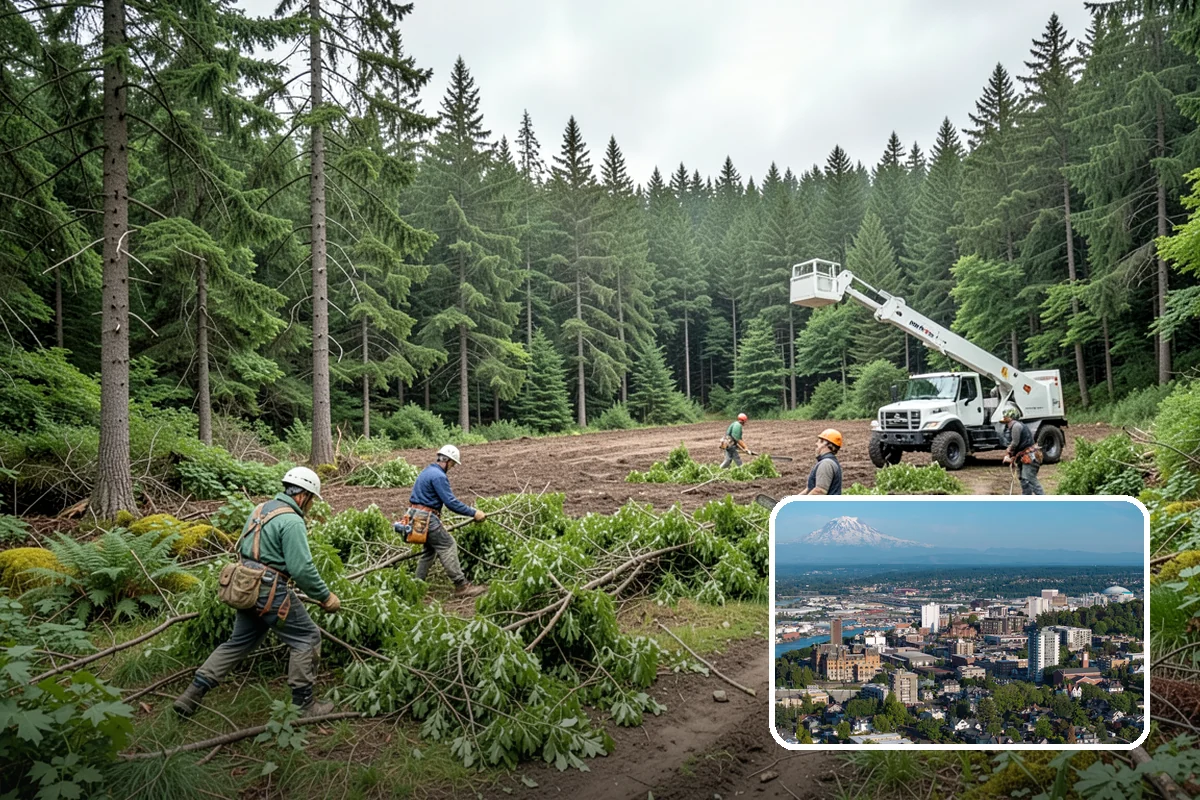 Crown raising in Tacoma, Pierce County, WA - Improves tree structure, health, and appearance