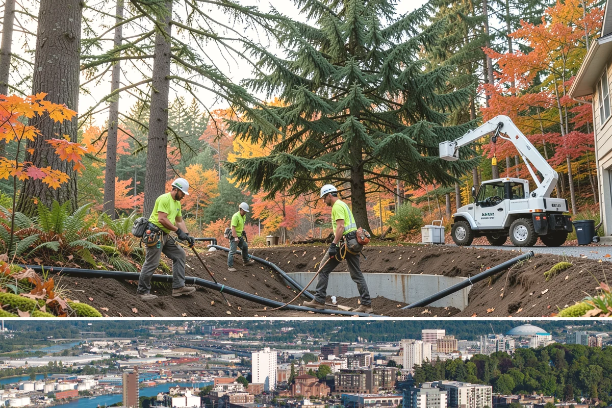 Crown raising in Tacoma, Pierce County, WA - Work should avoid periods when trees are actively moving nutrients to roots in late summer or early fall