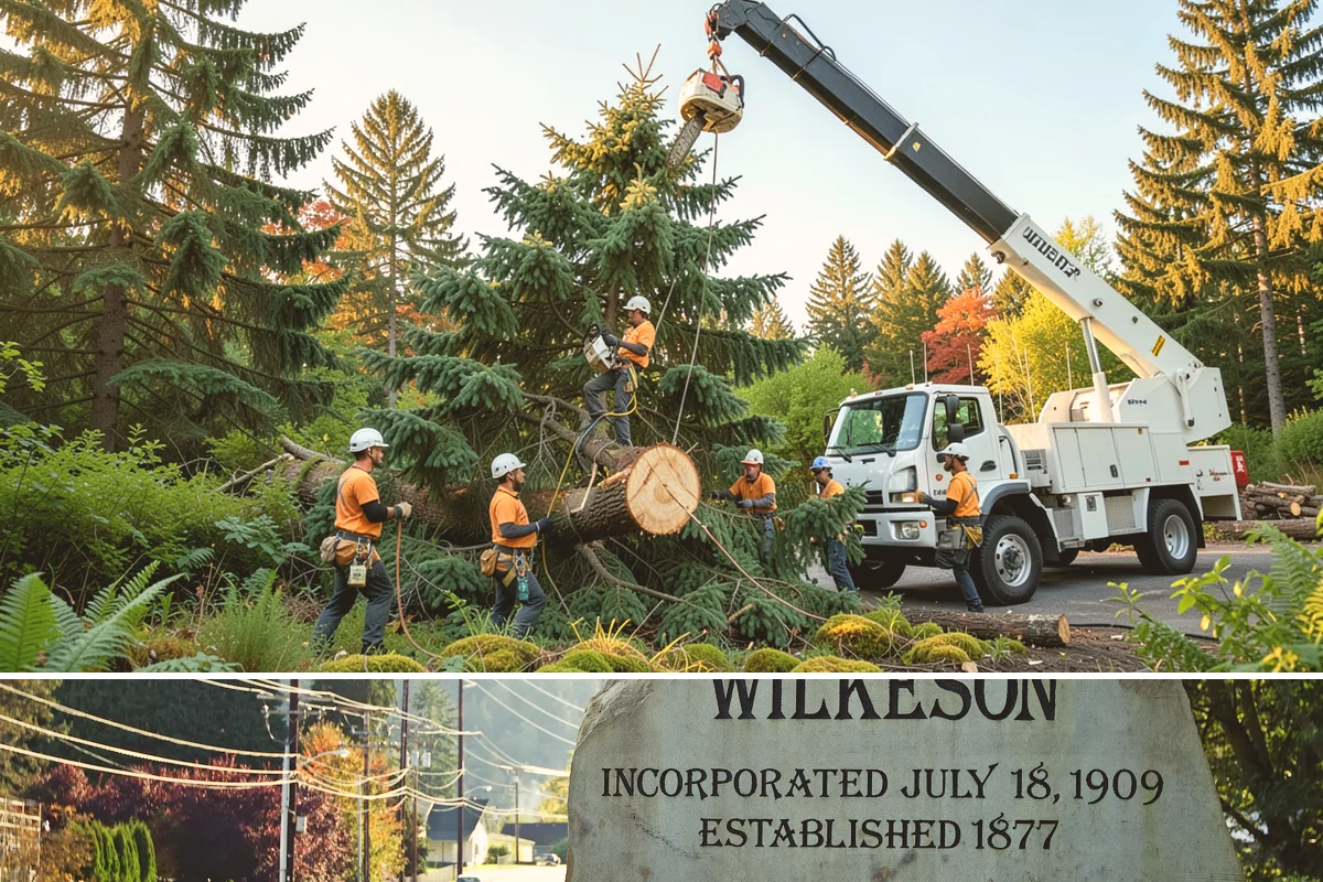 Crown raising in Wilkeson, Pierce County, WA - Work should avoid periods when trees are actively moving nutrients to roots in late summer or early fall