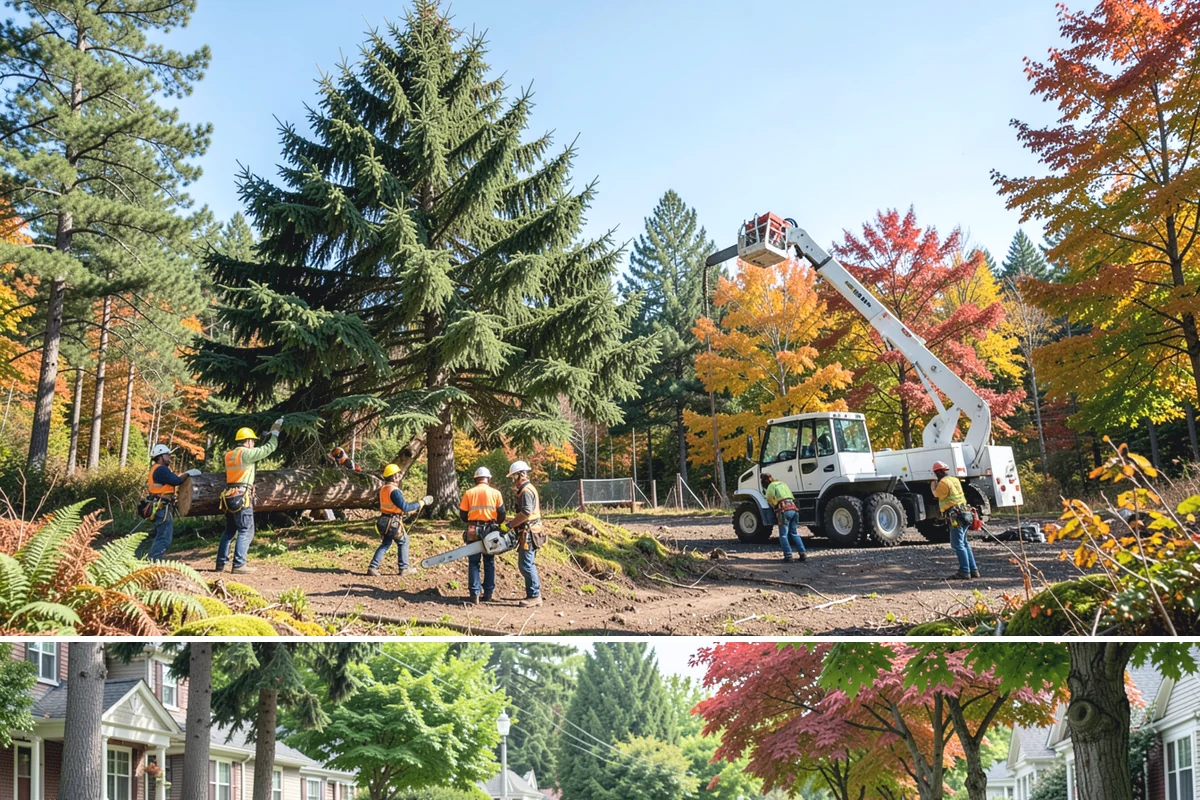 Crown reduction in Beaux Arts Village, King County, WA - Work should follow recognized arboricultural standards matched to specific growing seasons for each tree species in the Puget...