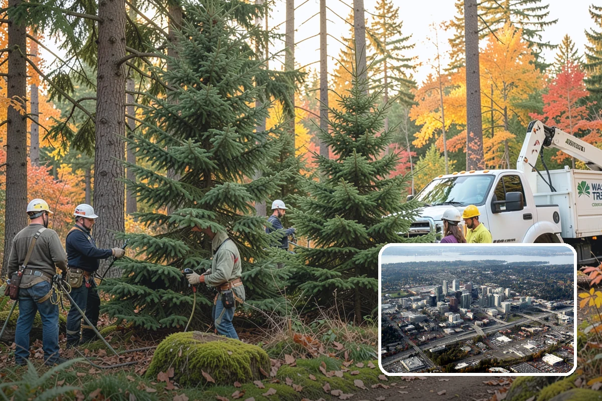 Crown reduction in Bellevue, King County, WA - Improves tree structure, health, and appearance