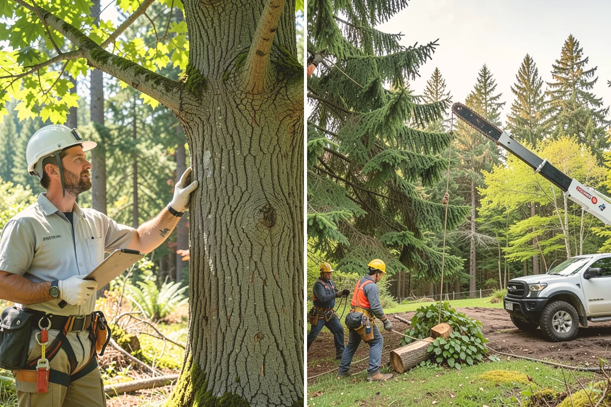 Crown reduction in Bellevue, King County, WA - Assess canopy condition and pruning objectives