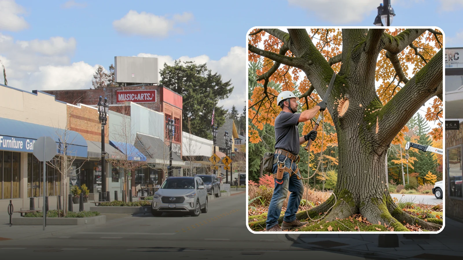 Crown reduction in Bothell, King County, WA - The reduction of a crown's height or spread using proper reduction cuts.