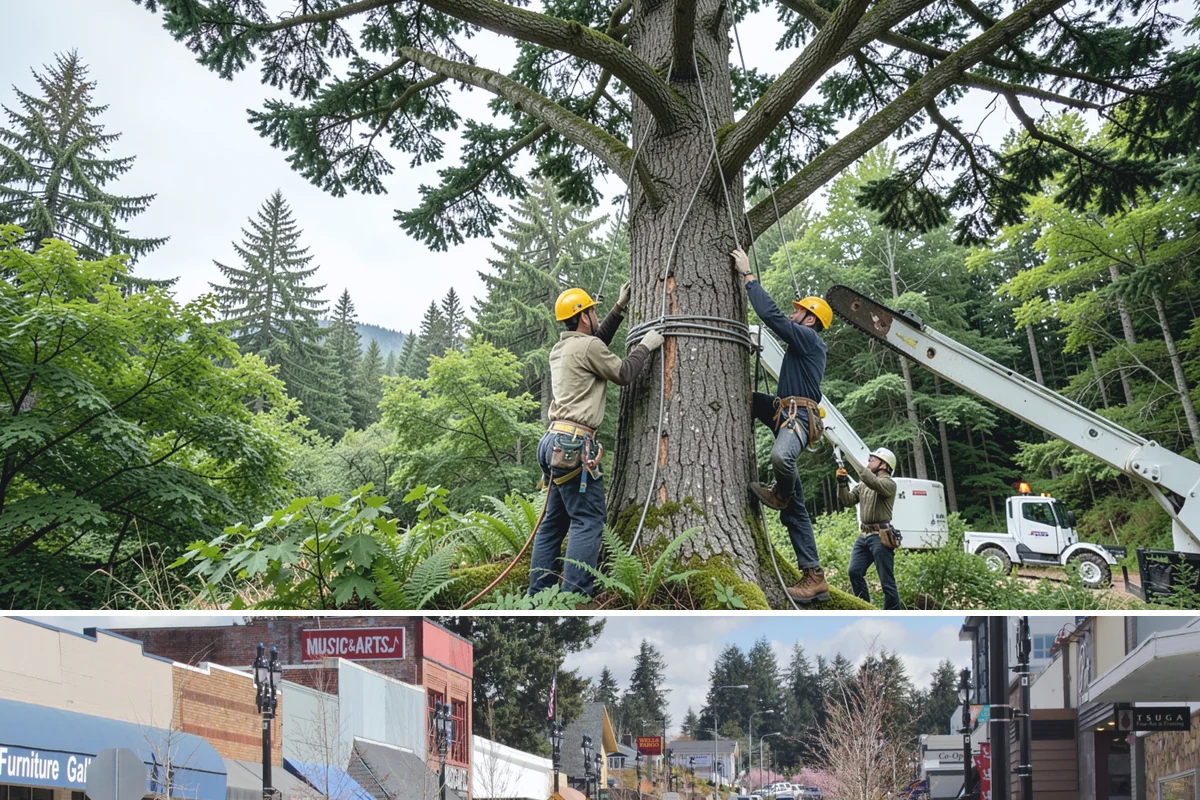 Crown reduction in Bothell, King County, WA - Work should follow recognized arboricultural standards matched to specific growing seasons for each tree species in the Puget...