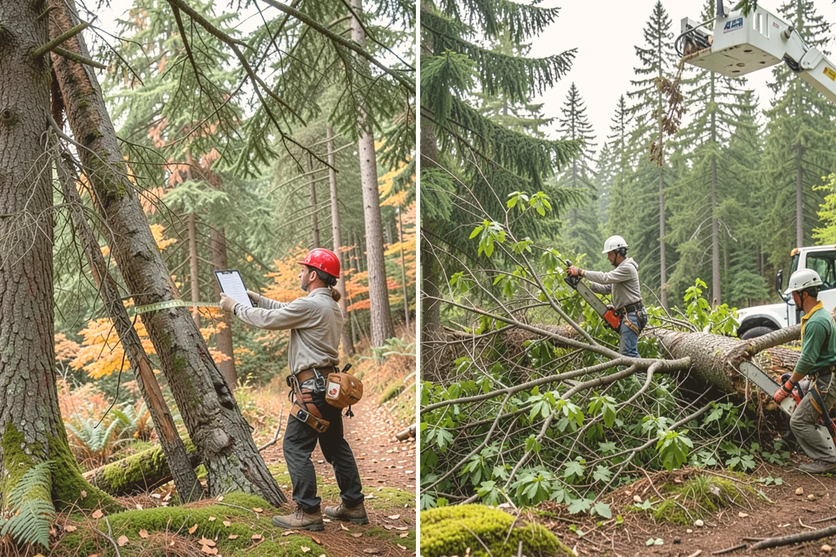 Crown reduction in Brier, Snohomish County, WA - Assess canopy condition and pruning objectives
