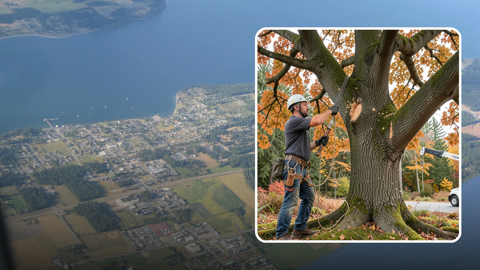Crown reduction in Coupeville, Island County, WA - The reduction of a crown's height or spread using proper reduction cuts.