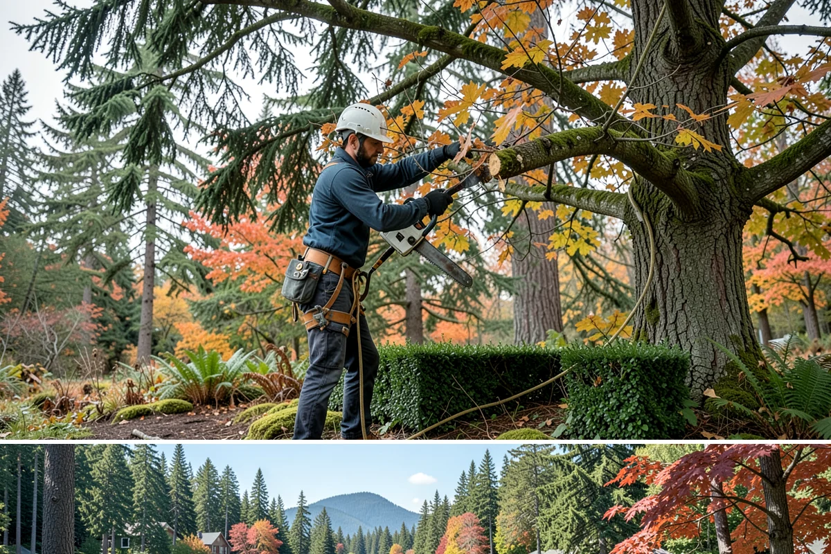 Crown reduction in Covington, King County, WA - Work should follow recognized arboricultural standards matched to specific growing seasons for each tree species in the Puget...