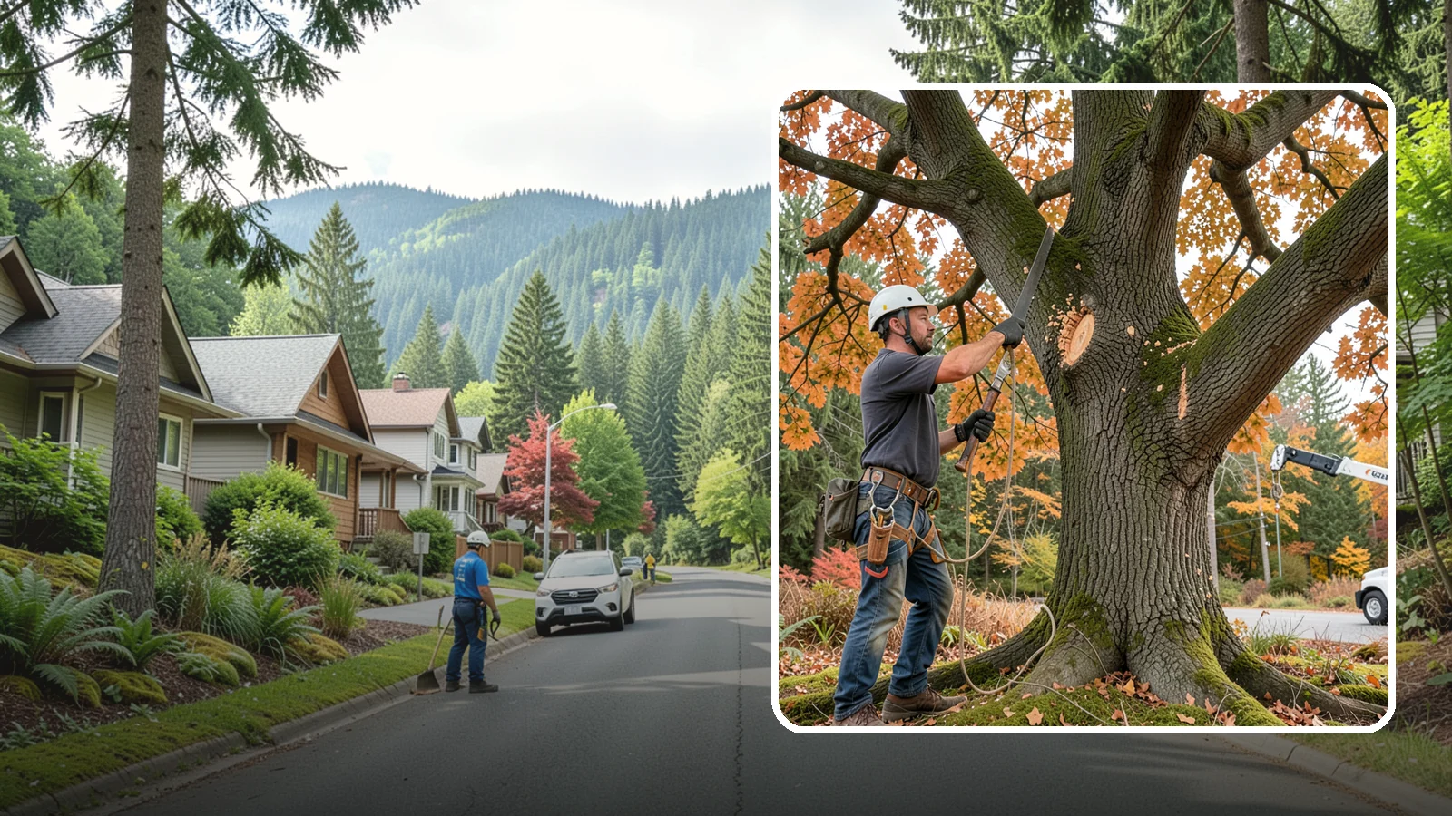 Crown reduction in Darrington, Snohomish County, WA - The reduction of a crown's height or spread using proper reduction cuts.