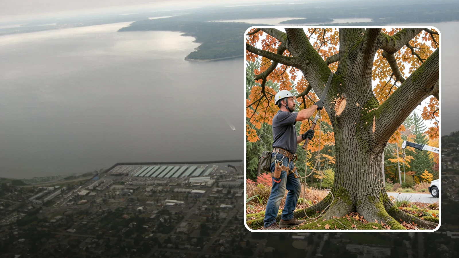 Crown reduction in Des Moines, King County, WA - The reduction of a crown's height or spread using proper reduction cuts.