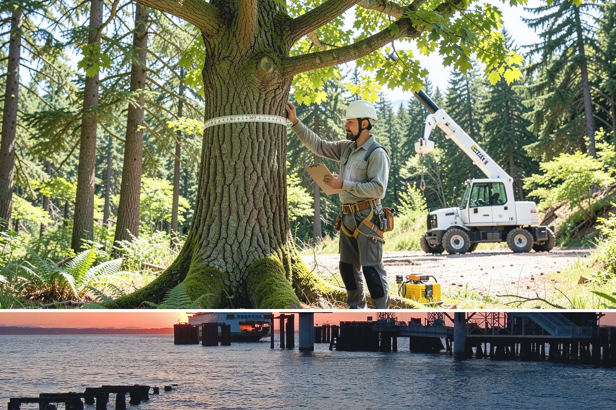 Crown reduction in Edmonds, Snohomish County, WA - Work should follow recognized arboricultural standards matched to specific growing seasons for each tree species in the Puget...