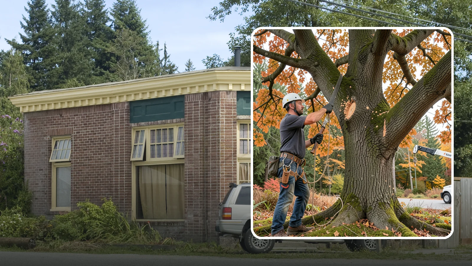 Crown reduction in Hamilton, Skagit County, WA - The reduction of a crown's height or spread using proper reduction cuts.