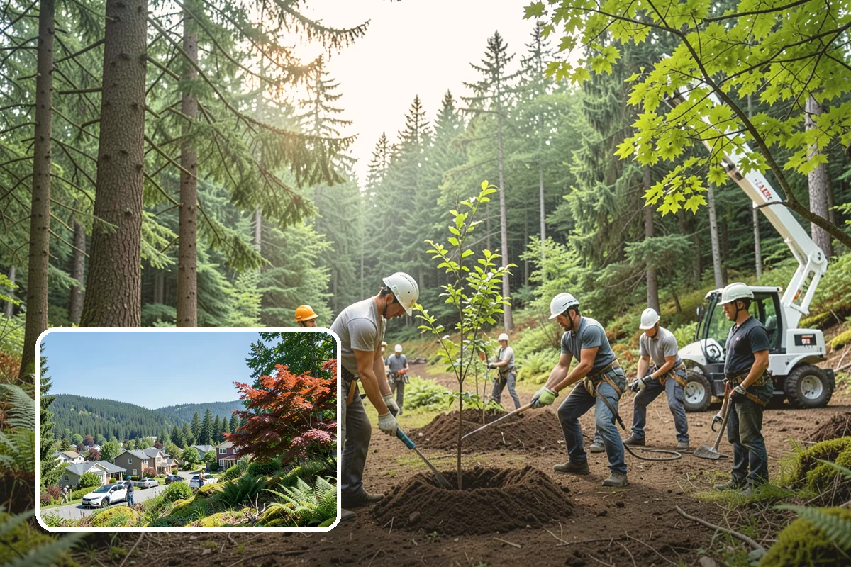 Crown reduction in Index, Snohomish County, WA - Improves tree structure, health, and appearance