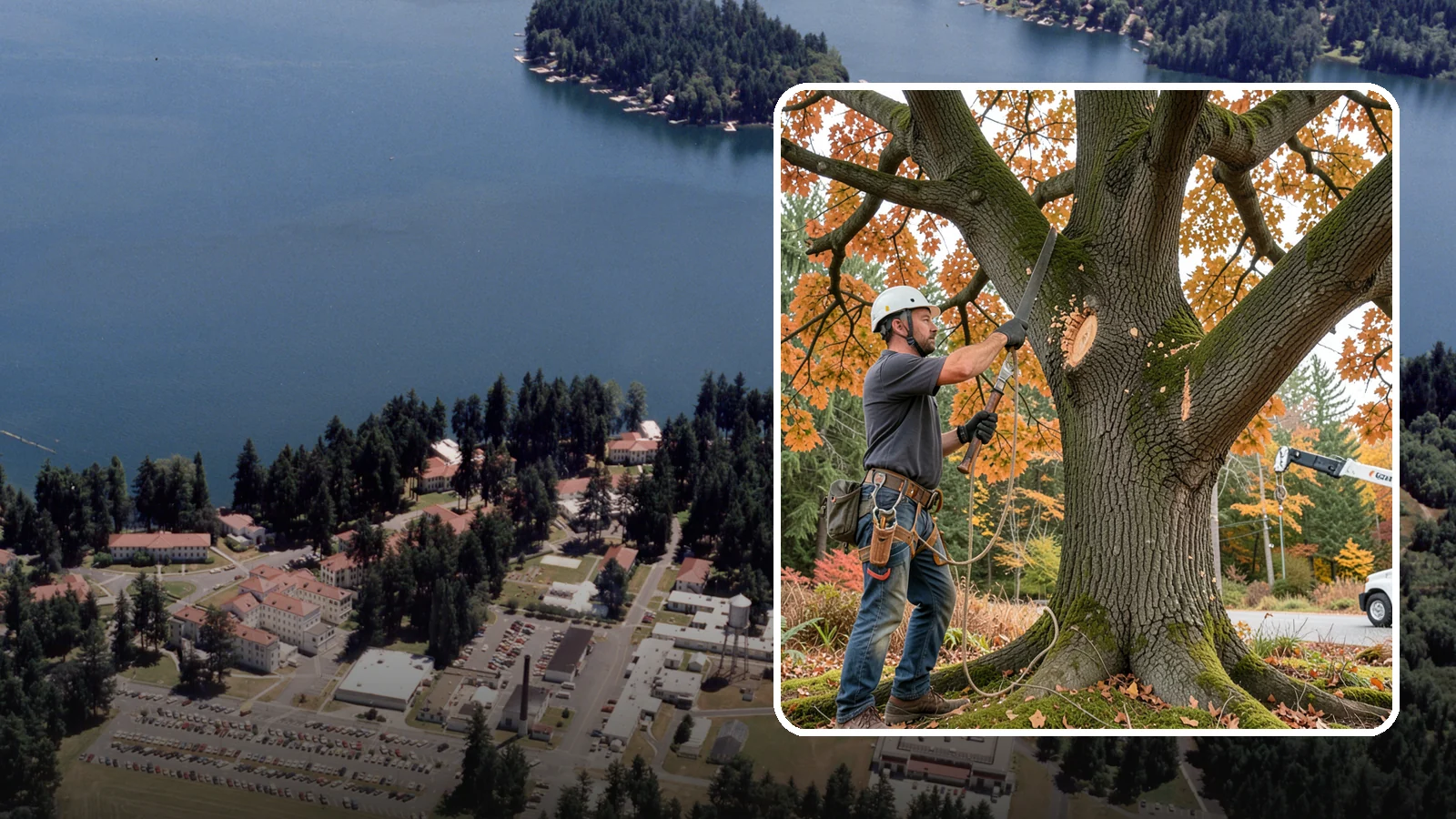 Crown reduction in Lakewood, Pierce County, WA - The reduction of a crown's height or spread using proper reduction cuts.
