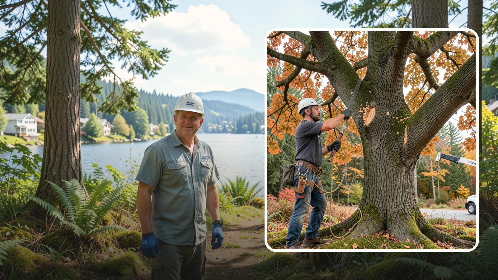 Crown reduction in Milton, King County, WA - The reduction of a crown's height or spread using proper reduction cuts.