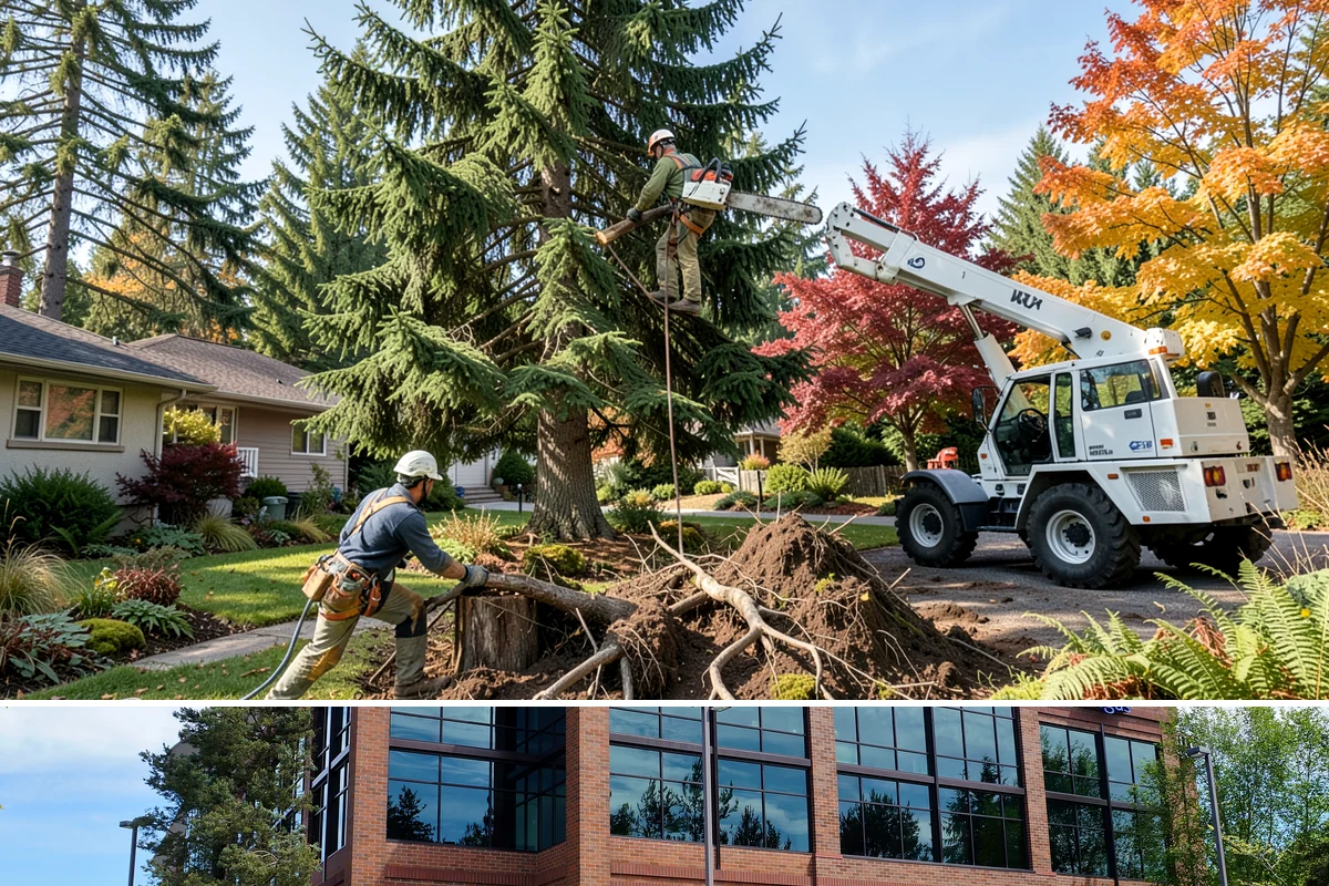Crown reduction in Mountlake Terrace, Snohomish County, WA - Work should follow recognized arboricultural standards matched to specific growing seasons for each tree species in the Puget...