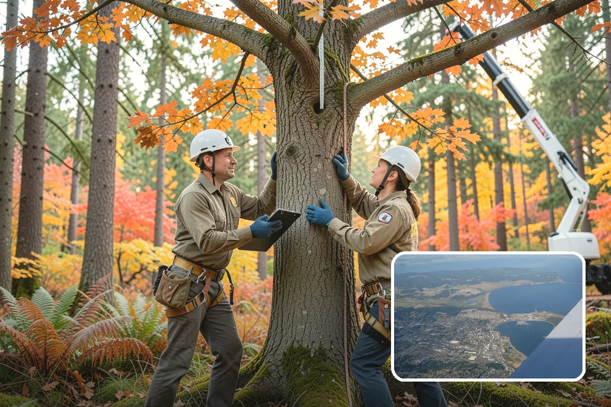 Crown reduction in Oak Harbor, Island County, WA - Improves tree structure, health, and appearance